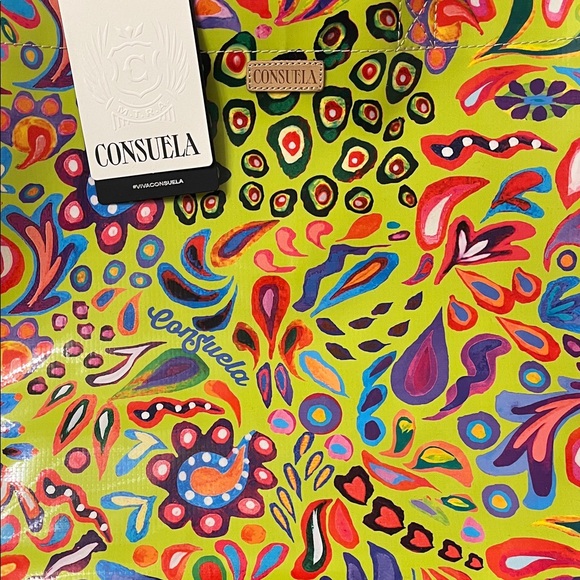 Consuela Vibrant Floral Tote Bag - Picture 2 of 6